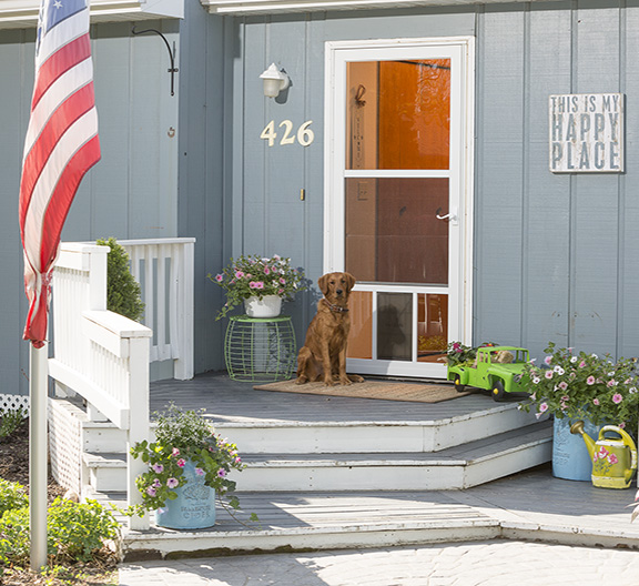 Retractable Screen Storm Door