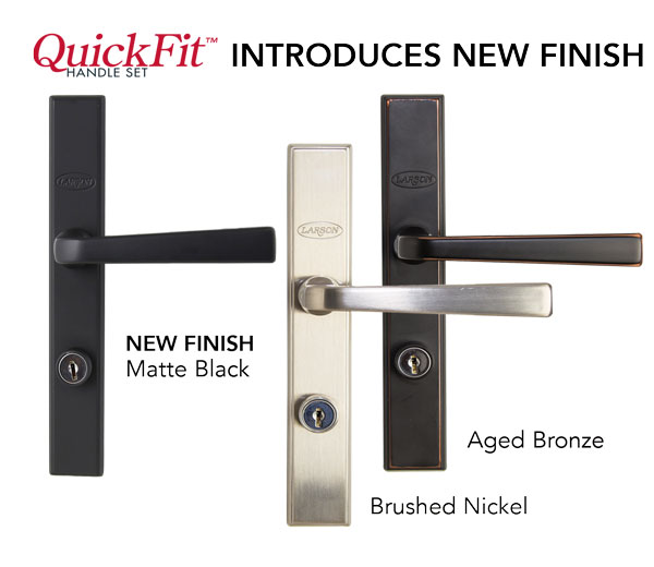 Larson Quickfit Bronze Storm Handleset For Storm Doors Door