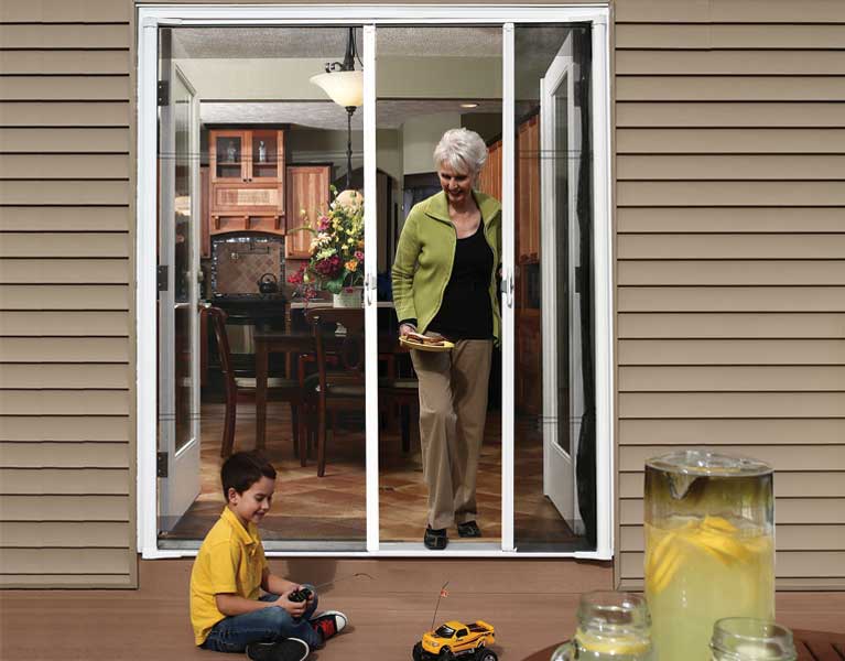 Larson Storm Doors Retractable Screen Doors