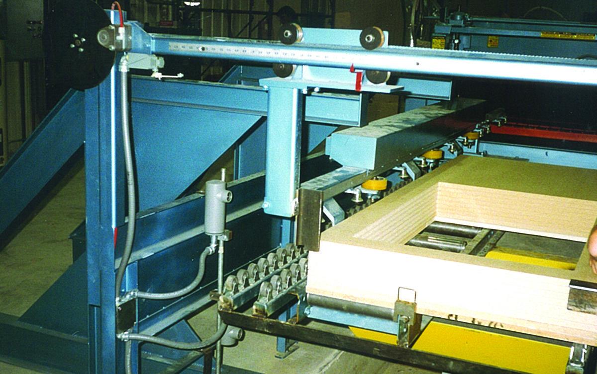 storm door production line